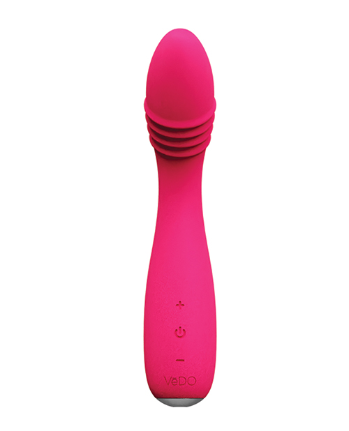 Thumbnail for VeDO Ohni Rechargeable G-Spot Thrusting Vibe - Pink