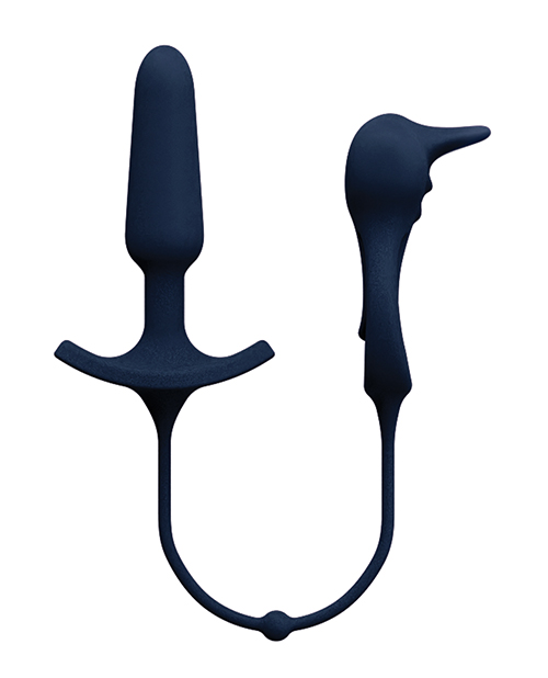 Thumbnail for VeDO Humper Rechargeable Dual C-Ring w/Anal Plug - Black