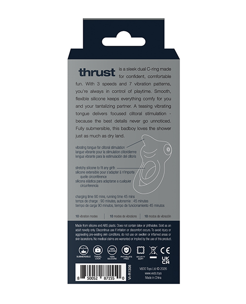 Thumbnail for VeDO Thrust Rechargeable Dual C-Ring - Black