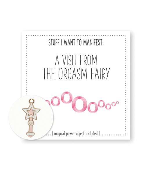 Warm Human A Visit From The Orgasm Fairy Mini Card &amp; Charm