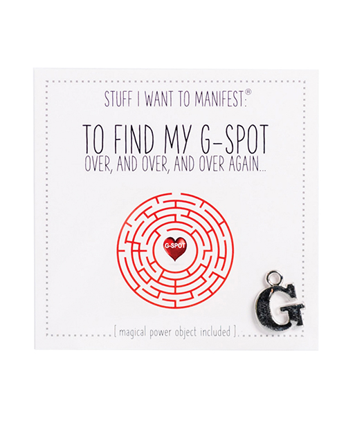 Warm Human Find My G Spot Mini Card &amp; Charm