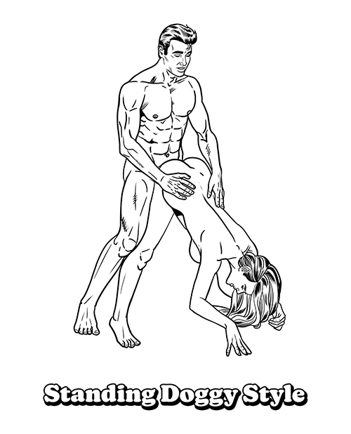 Thumbnail for Wood Rocket The Sexiest Sex Positions Coloring Book