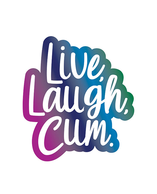Thumbnail for Wood Rocket Live Laugh Cum Large Pin - Multi Color