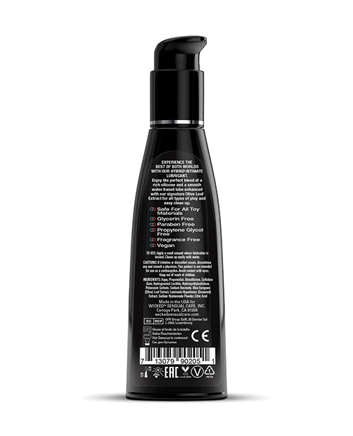 Thumbnail for Wicked Sensual Care Hybrid Lubricant - 4 oz Fragrance Free