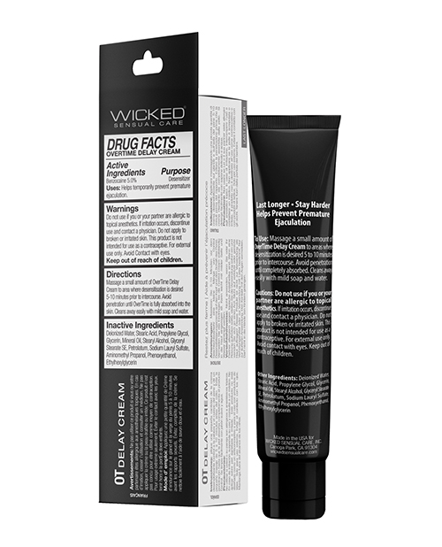Thumbnail for Wicked Sensual Care Overtime Delay Cream/Prolonger For Men - 1 oz