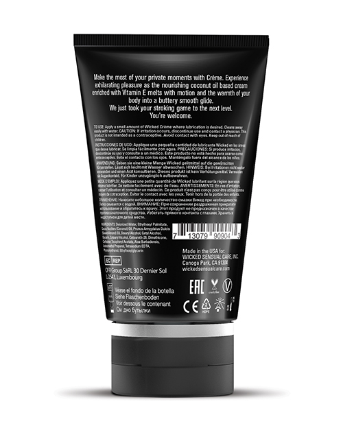 Thumbnail for Wicked Sensual Care Creme Stroking and Massage Cream - 4 oz