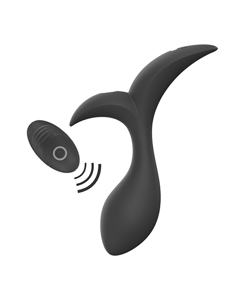 Thumbnail for Pink Elephant Buzzy Bae Rechargeable Vibe w/Remote - Black