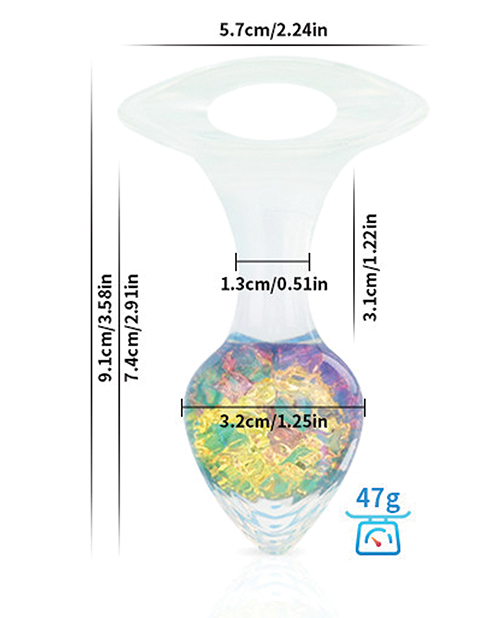 Thumbnail for Luxe Prism Small Plug - Rainbow