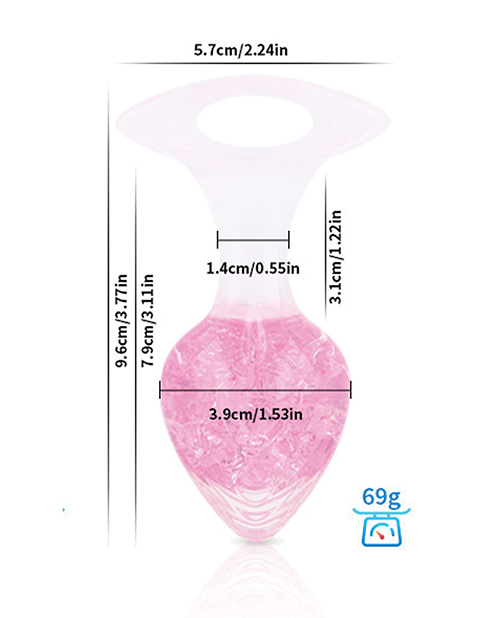 Thumbnail for Luxe Prism Medium Plug - Light Pink