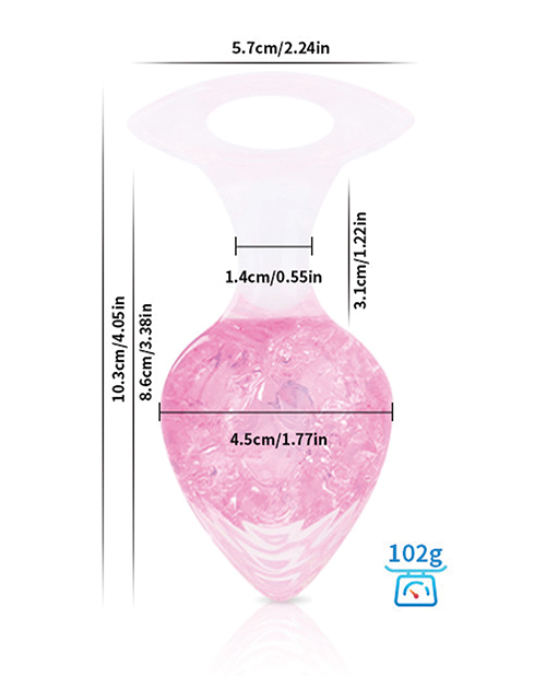 Thumbnail for Luxe Prism Large Plug - Light Pink