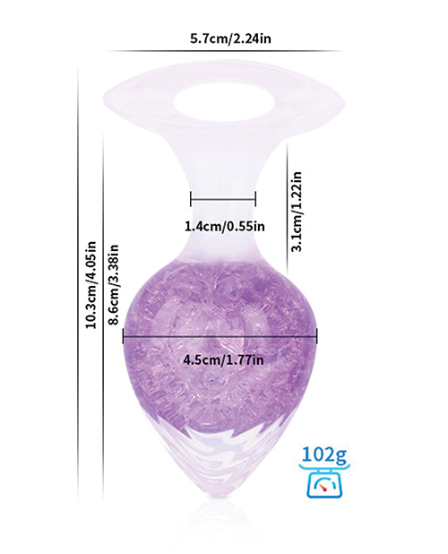 Thumbnail for Luxe Prism Large Plug - Light Purple