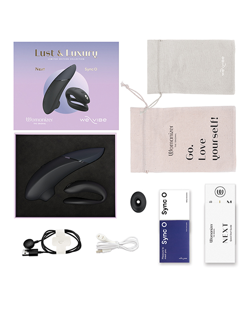 Thumbnail for Womanizer Next / We-Vibe Sync O Lust &amp; Luxury Collection Box - Black