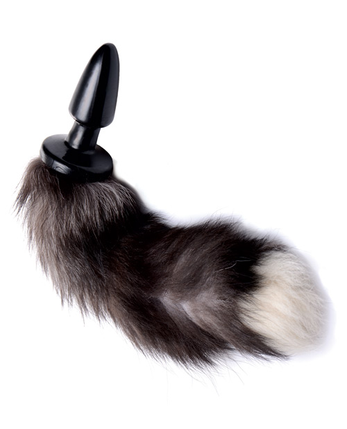Thumbnail for Tailz Grey Fox Tail Anal Plug