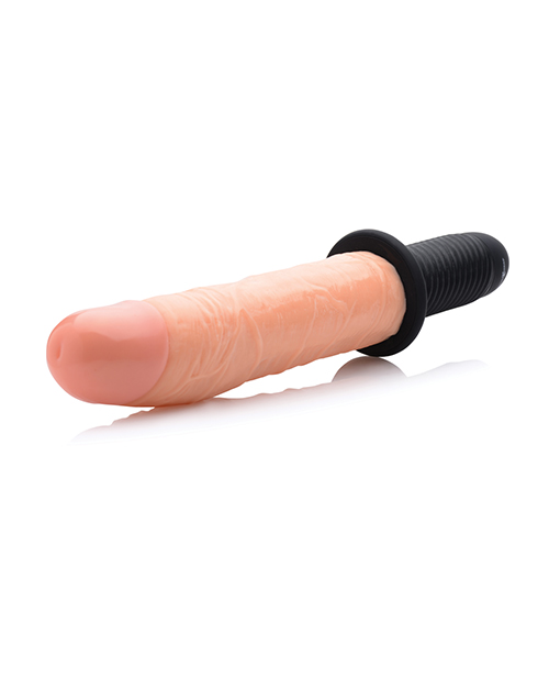 Thumbnail for Master Series Onslaught 13 Mode XL Vibrating Dildo Thruster - Light