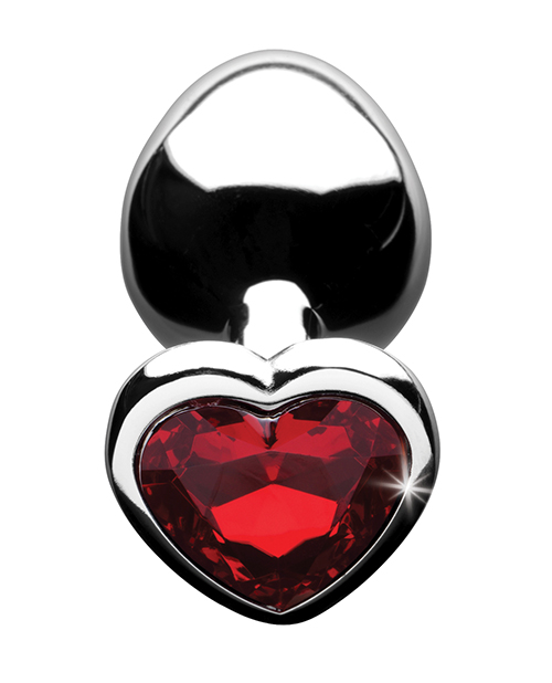 Thumbnail for Booty Sparks Red Heart Gem - Medium Anal Plug
