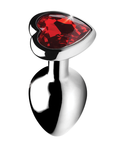 Thumbnail for Booty Sparks Red Heart Gem - Small Anal Plug