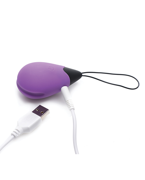 Thumbnail for Bang! 10X Silicone Vibrating Egg - Purple