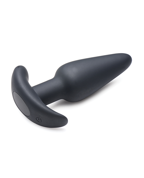 Thumbnail for Bang! 21X Vibrating Silicone Butt Plug w/Remote - Black
