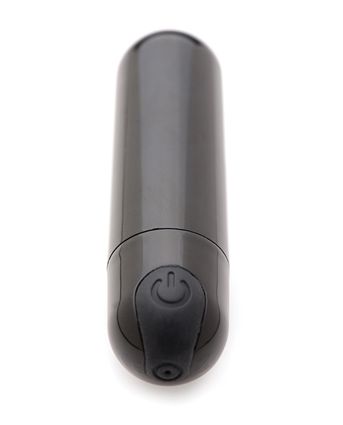 Thumbnail for Bang! 10X Rechargeable Vibrating Metallic Bullet - Black