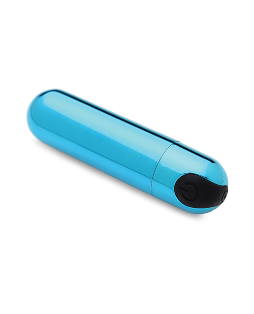 Thumbnail for Bang! 10X Rechargeable Vibrating Metallic Bullet - Blue