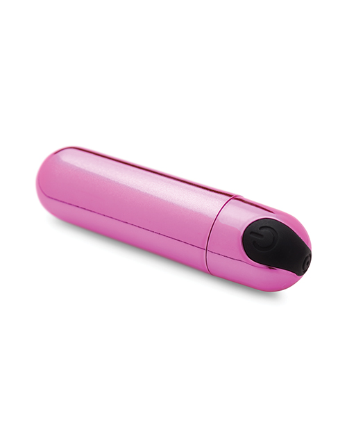 Thumbnail for Bang! 10X Rechargeable Vibrating Metallic Bullet - Pink