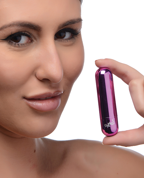 Thumbnail for Bang! 10X Rechargeable Vibrating Metallic Bullet - Purple
