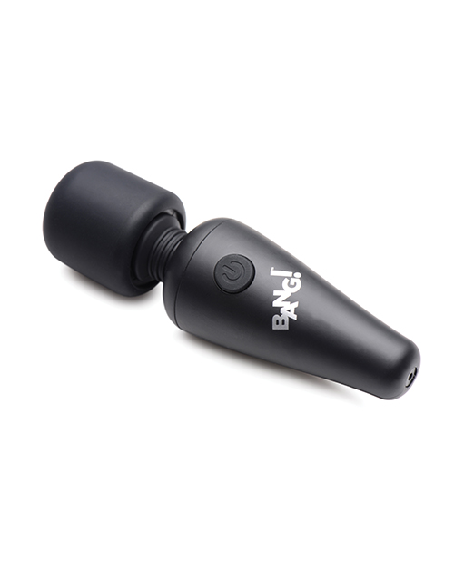 Thumbnail for Bang! 10X Vibrating Mini Silicone Wand - Black