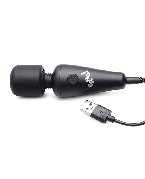 Thumbnail for Bang! 10X Vibrating Mini Silicone Wand - Black