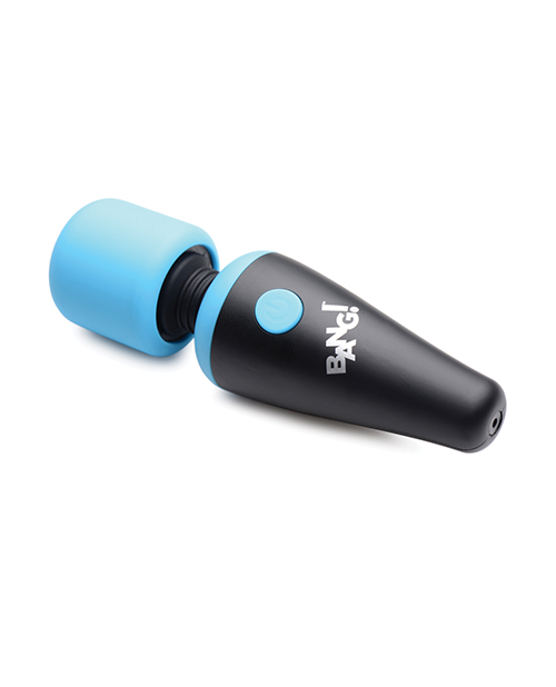 Thumbnail for Bang! 10X Vibrating Mini Silicone Wand - Blue