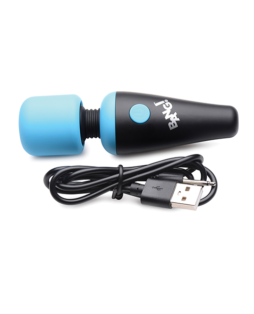 Thumbnail for Bang! 10X Vibrating Mini Silicone Wand - Blue