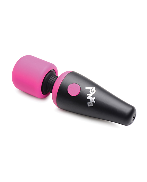 Thumbnail for Bang! 10X Vibrating Mini Silicone Wand - Pink