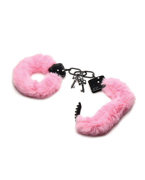Thumbnail for Master Series Cuffed in Furry Handcuffs - Pink