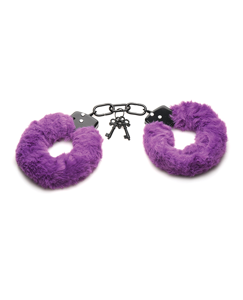 Thumbnail for Master Series Cuffed in Furry Handcuffs - Purple
