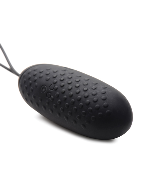 Thumbnail for Bang! 28X Nubbed Silicone Egg w/Remote Control - Black