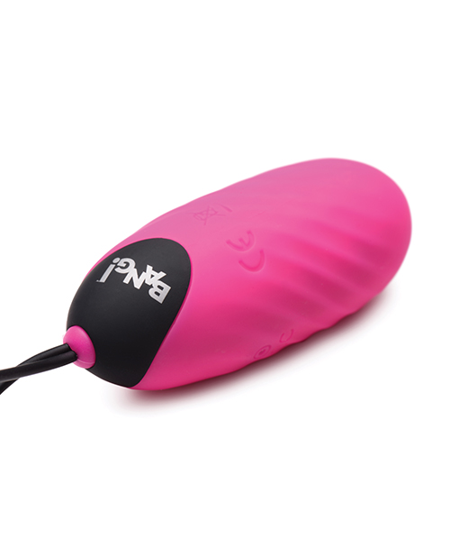 Thumbnail for Bang! 28X Swirl Silicone Egg w/Remote Control - Pink