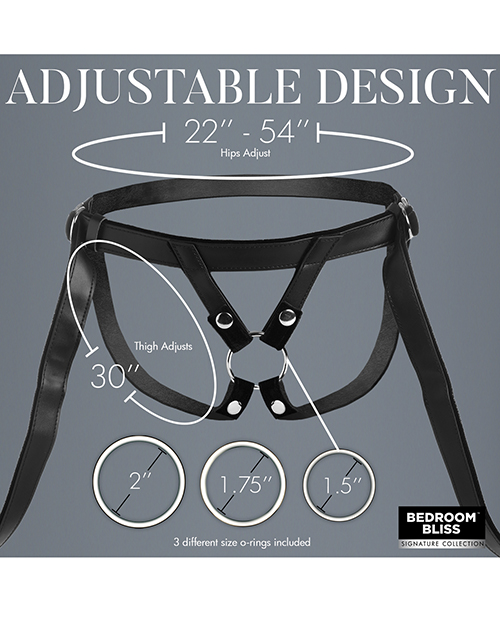 Thumbnail for Bedroom Bliss Velvet Kiss Strap-On Harness