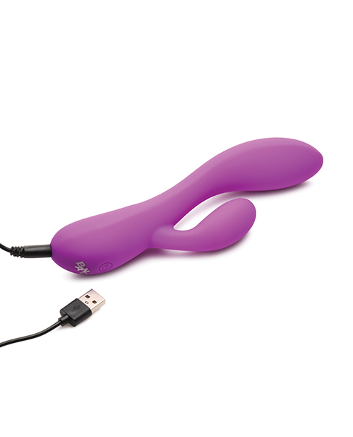 Thumbnail for Bang! 10X Flexible Silicone Rabbit - Purple