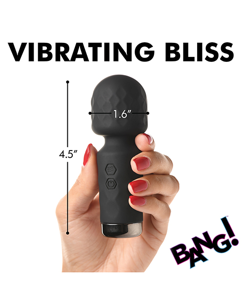 Thumbnail for Bang! 10X Mini Silicone Wand - Black