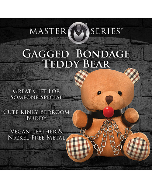 Thumbnail for Master Series Gagged Teddy Bear Plush