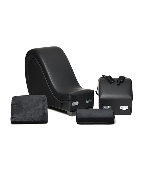 Thumbnail for Master Series Kinky Couch Detachable Sex Chaise Lounge - Black, Drop Ship Only Freight $89