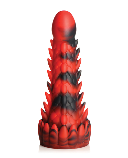 Thumbnail for Creature Cocks Demon Rising Scaly Dragon Silicone Dildo