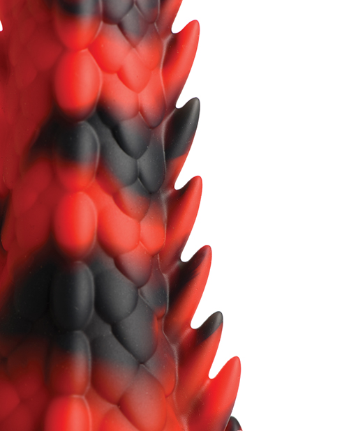 Thumbnail for Creature Cocks Demon Rising Scaly Dragon Silicone Dildo