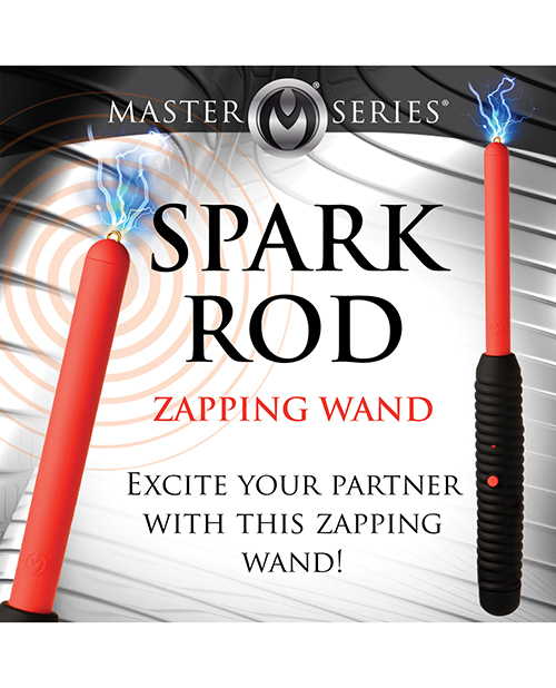Thumbnail for Master Series Spark Rod Zapping Wand - Red/Black