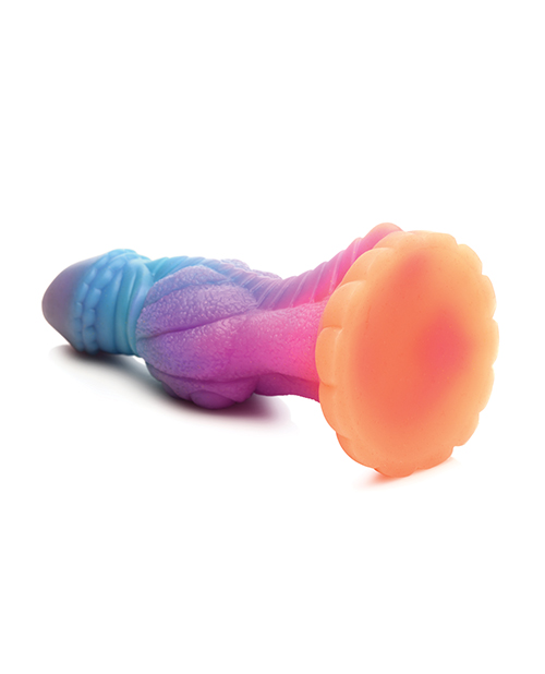 Thumbnail for Creature Cocks Galactic Cock Alien Creature Silicone Dildo - Glow in the Dark