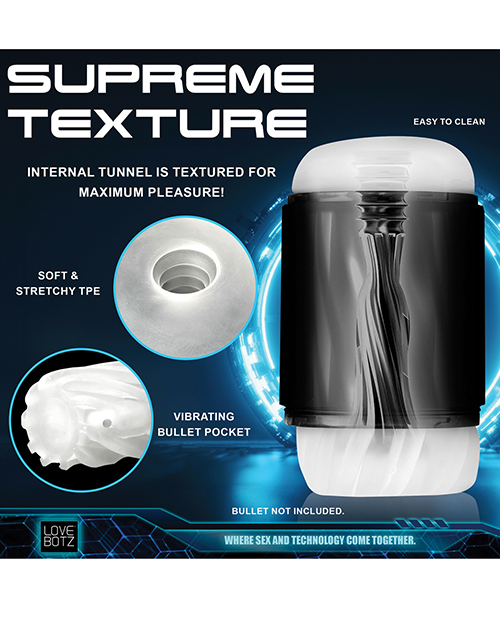 Thumbnail for The Milker Mega-Pod Sucking Masturbator - Black/Clear