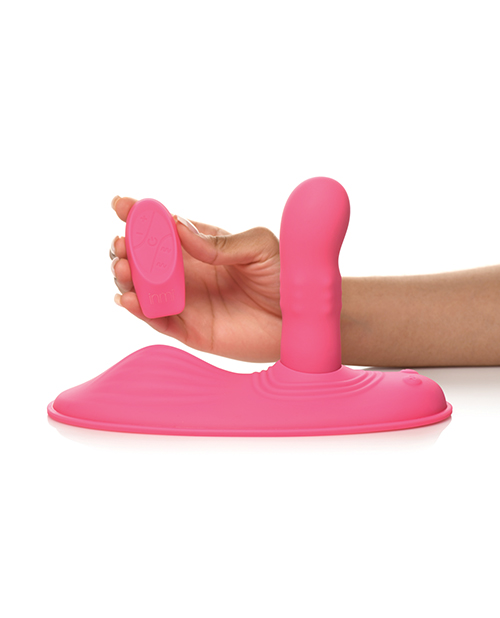 Thumbnail for Inmi Spin N&apos; Grind Rotating &amp; Vibrating Silicone Grinder - Pink