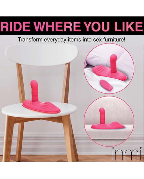 Thumbnail for Inmi Spin N&apos; Grind Rotating &amp; Vibrating Silicone Grinder - Pink