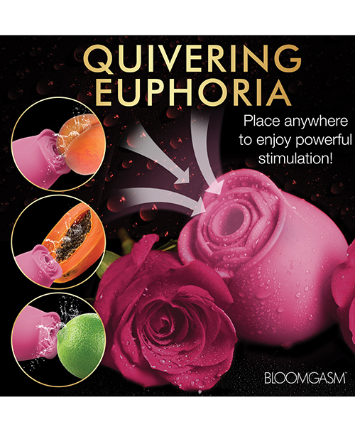 Thumbnail for Bloomgasm The Perfect Rose Clitoral Stimulator - Pink