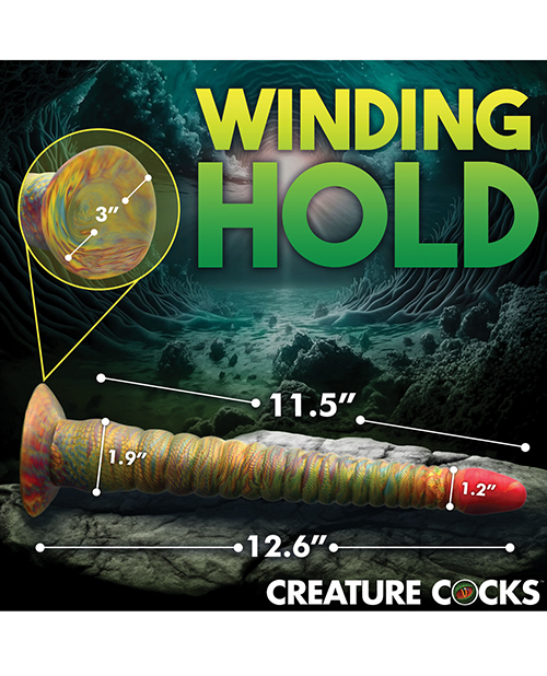 Thumbnail for Creature Cocks Tentacle Dick Silicone Dildo - Multi Color
