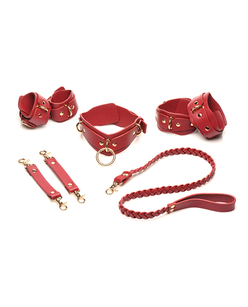 Thumbnail for Bedroom Bliss Lover's Restraint Set - Red